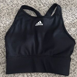Adidas Black and Pink Sports Bra Duo